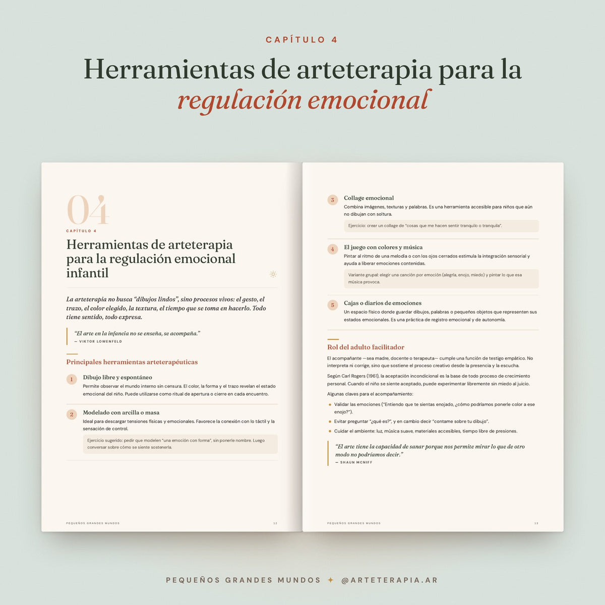 Arteterapia para la niñez... Pequeños grandes Mundos